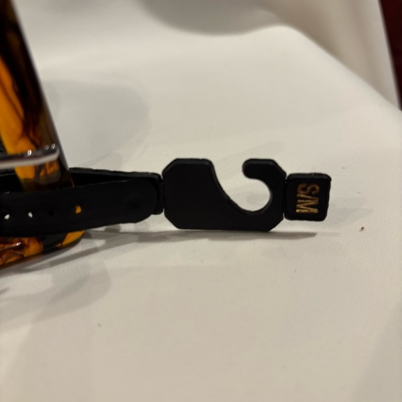 NORTHERN REFLECTIONS Raffia Style Elasticized Brown Plastic Buckle Belt NEW - Picture 3 of 7